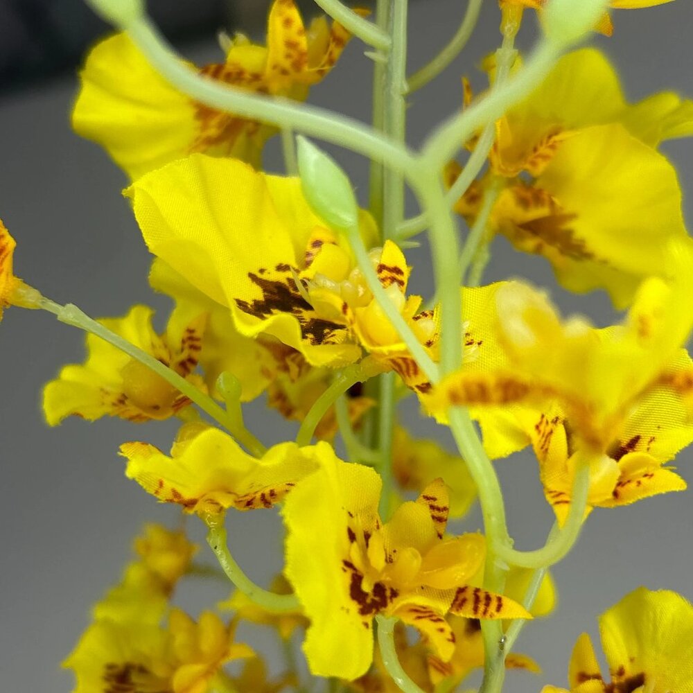 Yellow Blossom Stem, Wreath Making Supply, Yellow Home Decor
